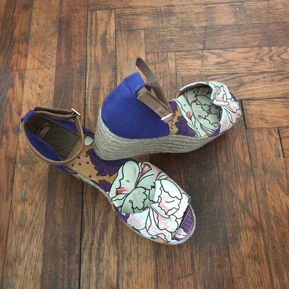 Tory Burch Shoes - Tory Burch Floral Platform Espadrilles